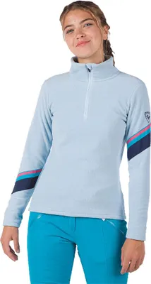 Image de Rossignol Strawpile Fleece avec Demi Zip Bleu M Femme Bleu M