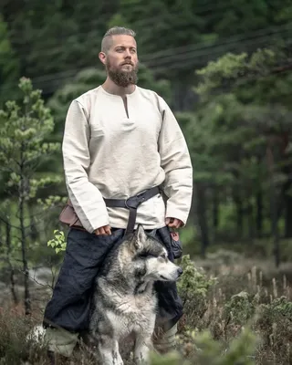 Produktbild von Wikingertunika Natur "Ivar"  XL