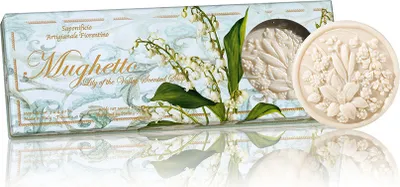 Produktbild von Saponificio Artigianale Fiorentino Maiglöckchen Rund Seifen in Box 3 x 125 g