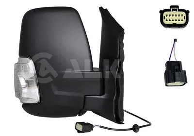 Produktbild von ALKAR 9026734 Außenspiegel Seitenspiegel Rechts für FORD Transit Mk7 Kastenwagen (V363, FCD, FDD) Beheizt Konvex Elektrisch