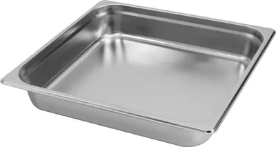 Zdjęcie produktu dla Pojemnik GN na posiłki, gastronomiczny 2/3 Mega-M ze stali nierdzewnej 353x325x65mm