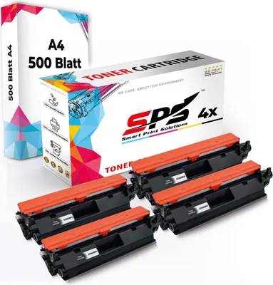 Produktbild von Druckerpapier A4 + 4x Multipack Set Kompatibel für Canon LBP 162 (2168C002/51) Toner Schwarz