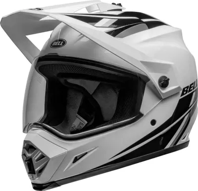 Zdjęcie produktu dla Kask Bell MX-9 Adventure MIPS - kolor: biały z połyskiem, elementy czarne