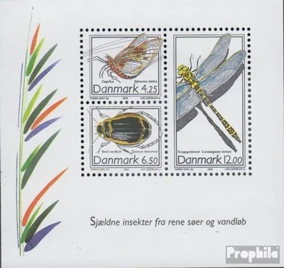 Produktbild von Briefmarken Dänemark 2003 Mi Block21 (kompl.Ausg.) postfrisch Insekten