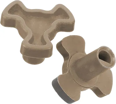 Mikrowellen-Tellerkupplung 2 Stück, Antriebsersatz, 23 mm