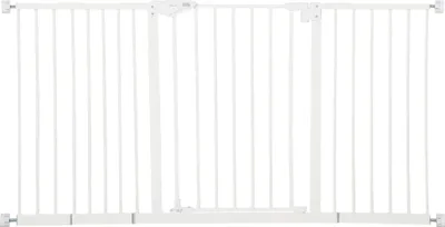 Obrázek produktu pro Bezpečnostní branka - Bezpečnostní branka do dveří - Výsuvná - Kovová - 147,5 x 76,2 cm - Bílá