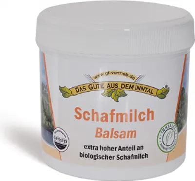 Produktbild von Inntaler Hautpflege Balsam mit biologischer Schafmilch, 200 ml – Wohltuend bei trockener, juckender Haut. Stärkt die Hautbarriere. Für Gesicht & Dekolleté geeignet.