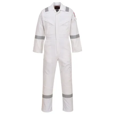 Image de Portwest FR50 Combinaison ignifugée antistatique 350 g blanc taille XL