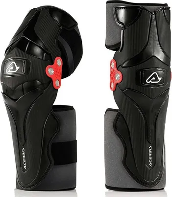 Image de Acerbis X-Strong protecteurs de genoux, noir, taille unique