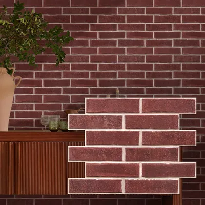 Produktbild von PVC-Wandpaneel – Selbstklebend, 3D-Ziegeloptik – Für die Inneneinrichtung – 10 Stück, 30 x 40 cm