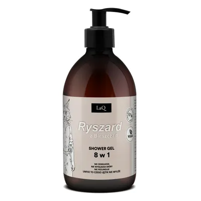 Produktbild von LaQ Naturalny wegański żel do mycia ciała i rąk Ryszard z Bieszczad 500ml