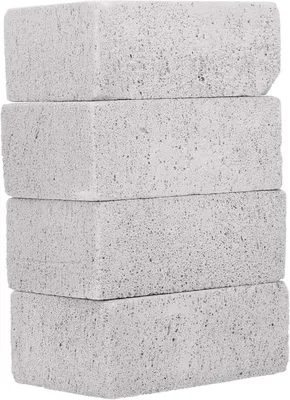 Productafbeelding van Reinigingssteen 4-delig - Bakplaatreinigingssteen - Grillreinigingssteen - Schoonmaakblok - 300g - 9.5x4x7cm