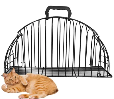 Immagine prodotto di Gabbia multifunzionale per gatti, ideale per la cura e il trasporto
