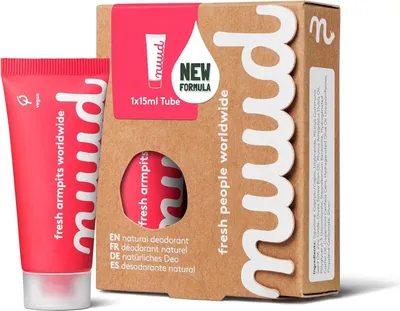 Produktbild von NUUD Starter Pack - NEUE FORMEL - Natürliches veganes creme Deo - Naturkosmetik ohne Aluminium, Alkohol, Chemikalien - 1 x 15ml - reicht für 8 Wochen