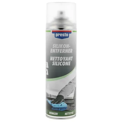 Produktbild von PRESTO Silikonentferner Windschutzscheiben-Werkzeug 458668 69mm 239mm Spraydose 500ml 69mm 0,49kg