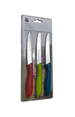 Obrázek produktu pro WMF 3201007284, Sada nožů, Nerezová ocel, Nerezová ocel, Vícebarevný, Ergonomický, 11 cm