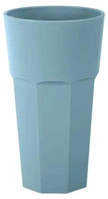 Produktbild von Plasticforte unzerbrechliches Trinkglas - Kunststoff - blau - 600 ml - Trinkglaser