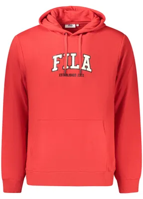 Produktbild von Stylischer roter Herren-Hoodie aus Baumwolle - Regular Fit