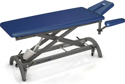 Produktbild von HWK Therapieliegen Elektrische Therapieliege "Impuls E4", 80 cm, Atoll, Graualuminium