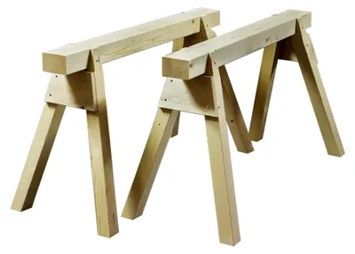 Produktbild von 1 Paar Gerüstbock Arbeitsbock Profi-Holzbock Zimmererbock Stützbock Holzböcke