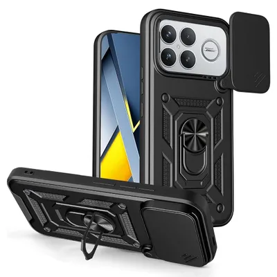Obrázok produktu pre Techsuit – CamShield Series puzdro s posuvným krytom fotoaparátu pre Xiaomi Poco F8 Ultra – čierne