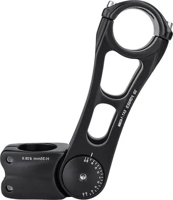 Produktbild von Famanu verstellbare MTB Vorbau 318 mm 85 Grad - Aluminiumlegierung Mountainbike Lenkererhöhung - für MTB, Straßen- und Citybike mit 145 mm Länge