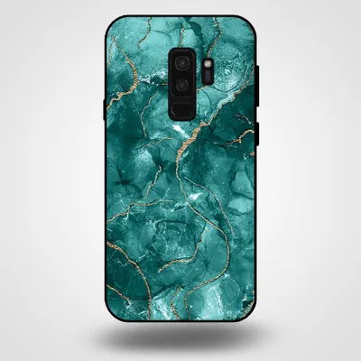 Produktbild von Smartphonica Telefon Fall für Samsung Galaxy S9 Plus mit Marmor Druck - TPU zurück Abdeckung Fall Marmor Design - Gold Grün