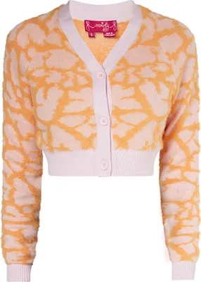 Produktbild von SWIRLY damen strickjacke - orange pink, XL