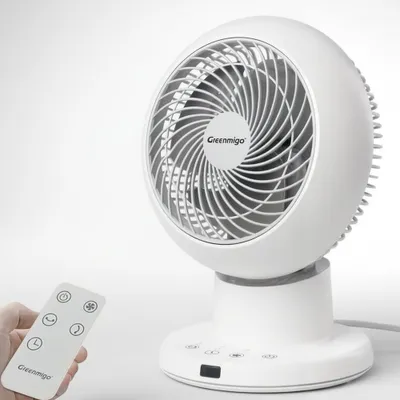 Produktbild von Greenmigo Turbo-Ventilator – Kraftvoller Luftstrom,flüsterleiser Komfort,Fernbedienung und Touch-Steuerung,3 Geschwindigkeitsstufen,Timer,automatische