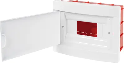 Produktbild von Sicherungskasten Unterputz Verteilerkasten Kleinverteiler IP40 8 Module