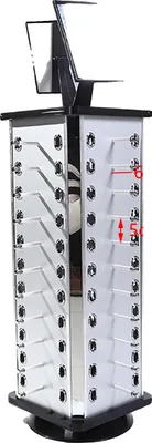 Produktbild von Brillenständer, 360-Grad-Drehung, hält 44 Paare, Quadrat