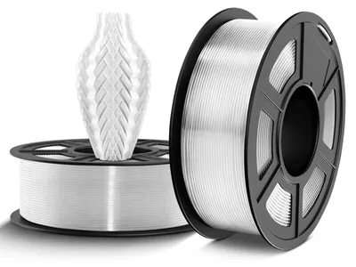 PETG-Filament 1,75 mm, 2 kg, transparent, 2 Spulen