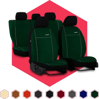 Produktbild von Sitzbezüge Auto Universal Schonbezug Autositzbezüge Sitzbezug für Bezug Grün Set