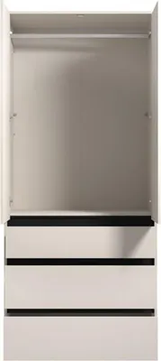 Immagine prodotto di Vimercatii - Guardaroba 2 Ante, 93x211h cm Bianco, Appendiabiti