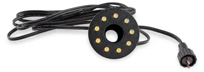 Produktbild von CLGarden LED Ring Ø 56mm warmweiss 12V Springbrunnen Beleuchtung Quellstein Teich Cortenstahlschale