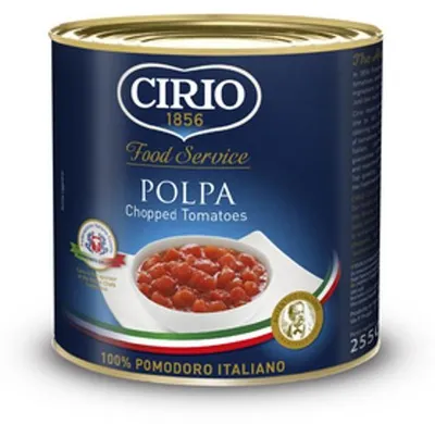 Obrázek produktu pro Pomidory Cirio Krojone 2,55 kg