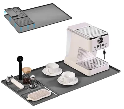 Productafbeelding van 3-in-1 Siliconen Koffiematset met Afdruip- en Tamping-pad