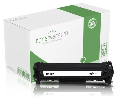 A toner cartridge and its packaging are displayed against a white background.