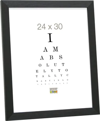 Produktbild von Deknudt Kunststoff-Fotorahmen S41VH2, schwarz, 13 x 18 cm, mit entspiegeltem Glas