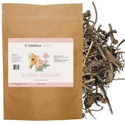 Produktbild von Cavella Pferdefutter - Getrocknete Wurzel Des Echten Baldrians Für Pferde, Natürlicher Zusatz Zur Beruhigung, Entspannung Und Besseren Konzentration
