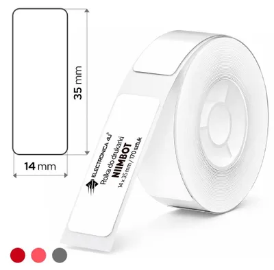 Zdjęcie produktu dla Etykiety samoprzylepne termiczne do Niimbot D11 D11_H D110 D101 H1S 14x35