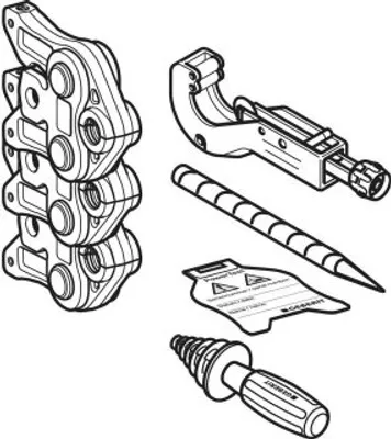 Produktbild von Geberit 690180001 Mepla Pressbackenset d16-26