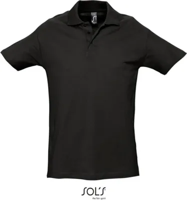 Image de SOLs 11362 | Polo homme Spring II - Couleur : Black - Taille : L