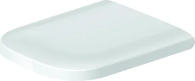 Produktbild von Duravit WC-Sitz Happy D.2 mit SoftClose Scharniere Edelstahl, mit Absenkautomatik, 0064590000