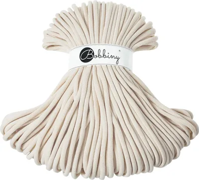 Produktbild von Bobbiny Jumbo 9 mm 100 m Natural Schnur