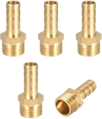 Obrázek produktu pro Mosazná hadicová spojka s 8mm hadicovou přípojkou a vnějším závitem G1-4