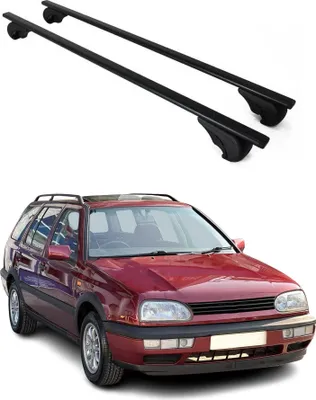 Obrázek produktu pro Střešní nosiče příčné pro VW Golf Variant 1999-2006 černá
