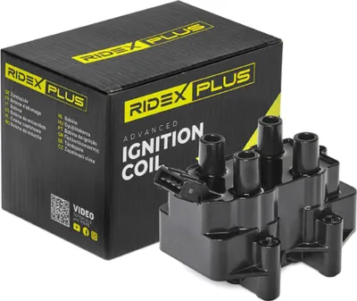 Produktbild von RIDEX PLUS 689C0300P Zündspule passend für PEUGEOT 206 Schrägheck (2A/C) 307 (3A/C) 307 SW (3H) für CITROËN Berlingo / Berlingo First (MF, GJK, GFK)