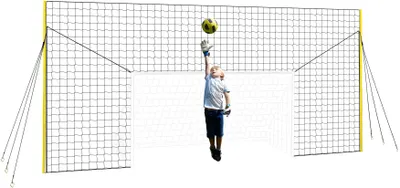 Produktbild von Open Goaaal JUNIOR - 2,4M X 1,4M FUSSBALLTOR, IN 2,4M HOHEM FANG- & RÜCKPRALLNETZ