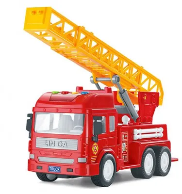 Zdjęcie produktu dla Luna wóz strażacki junior 30 cm czerwony/pomarańczowy
